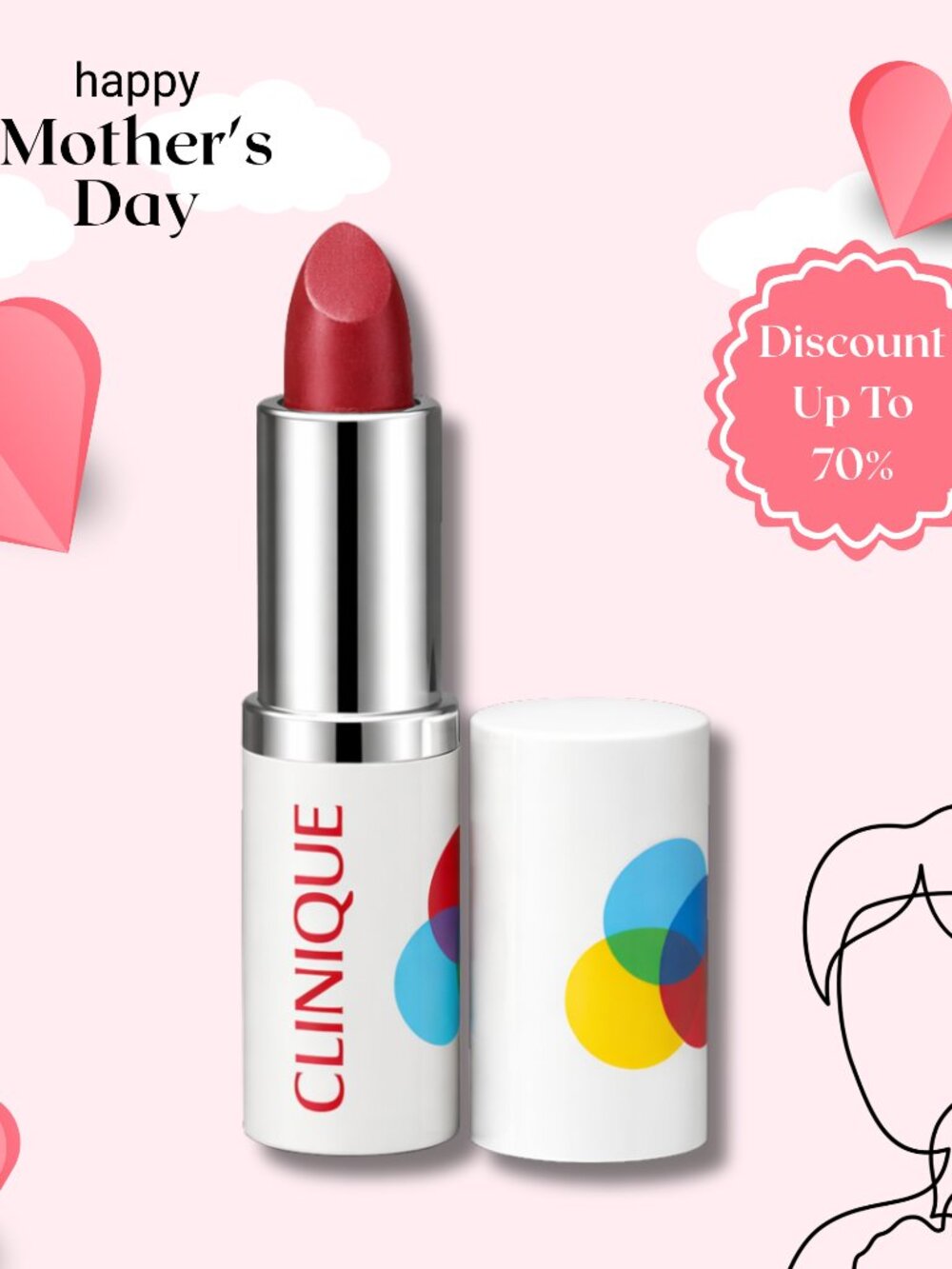 CLINIQUE Lip Colour + Primer in 13 Love Pop B62